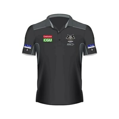Fitness Mania - Collingwood Magpies Ladies Players Polo 2017