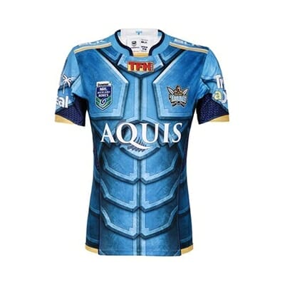 Fitness Mania - Gold Coast Titans Auckland 9s On Field Jersey 2017