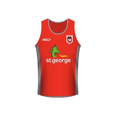 Fitness Mania - St George Dragons Training Singlet 2017