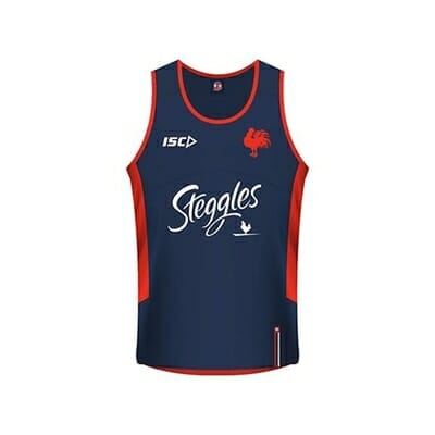 Fitness Mania - Sydney Roosters Training Singlet 2017