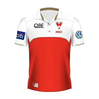 Fitness Mania - Sydney Swans Players Polo 2017