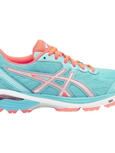 Fitness Mania - Asics GT-1000 5 (D) - Womens Running Shoes - Aquarium/Silver/Flash Coral