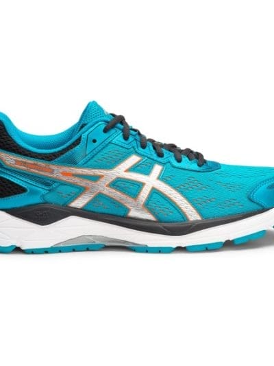 Fitness Mania - Asics Gel Fortitude 7 - Mens Running Shoes - Blue Jewel/Silver/Flame Orange