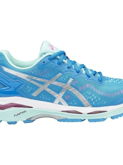 Fitness Mania - Asics Gel Kayano 23 - Womens Running Shoes - Diva Blue/Silver/Aqua Splash