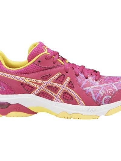 Fitness Mania - Asics Gel Netburner Academy 7 - Womens Netball Shoes - Sport Pink/White/Sun