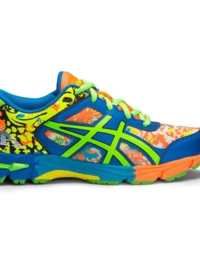 Fitness Mania - Asics Gel Noosa Tri 11 GS - Kids Boys Running Shoes - Safety Yellow/Green Gecko/Electric Blue