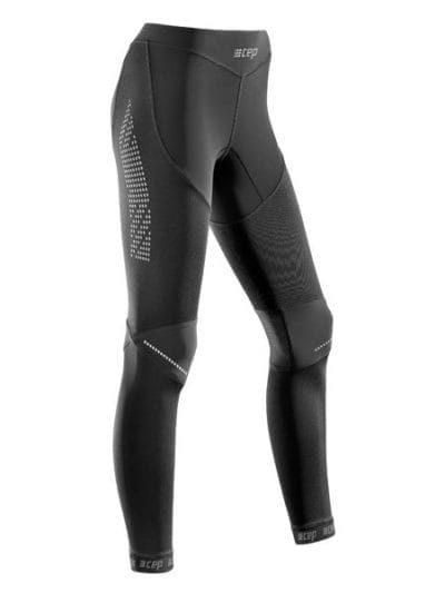 Fitness Mania - CEP Compression Womens Full Length Tights - Black + Free Running Socks