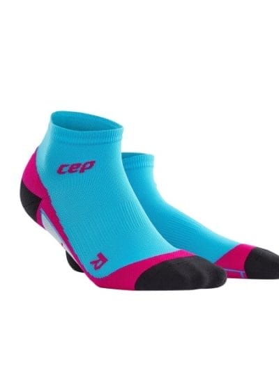 Fitness Mania - CEP Low Cut Running Socks - Blue/Pink