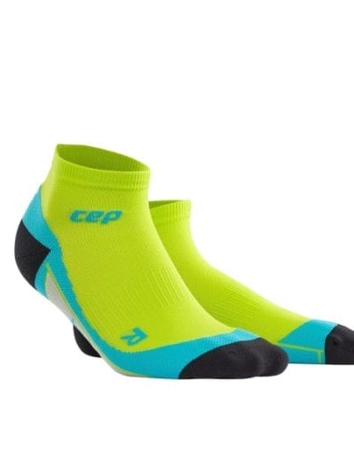 Fitness Mania - CEP Low Cut Running Socks - Green/Blue