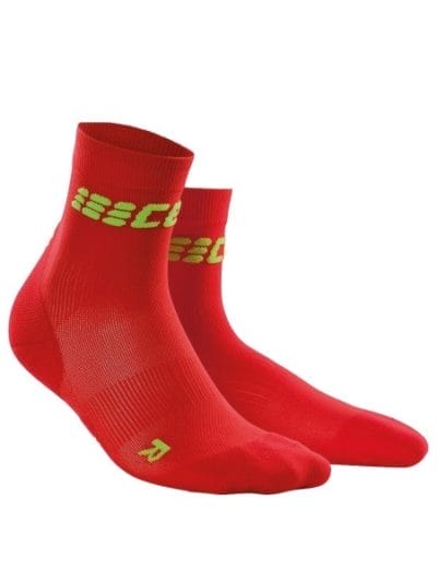 Fitness Mania - CEP Ultra Light High Cut Running Socks - Red