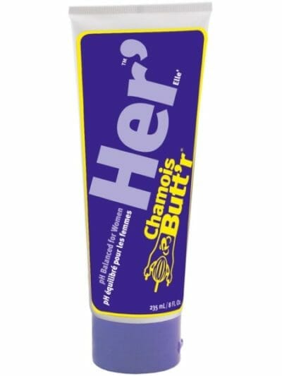 Fitness Mania - Chamois Butt'r Her' - Non-Greasy Cycling Lubricant & Chamois Cream - 235ml Tube
