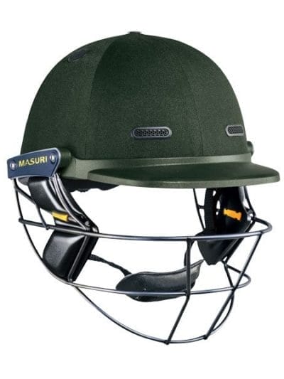 Fitness Mania - Masuri Vision Series VS Test Cricket Helmet - Green