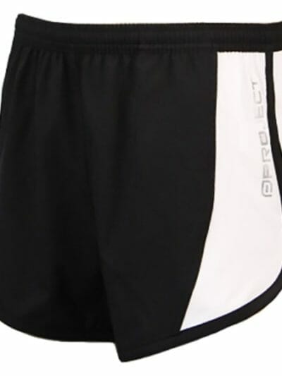 Fitness Mania - Project Marathon Mens Running Shorts - Black/White