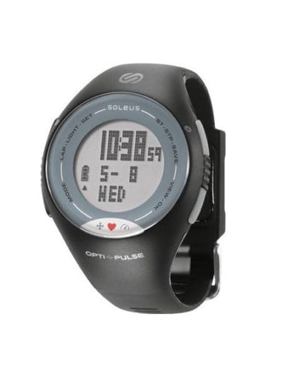 Fitness Mania - Soleus Pulse - Strapless Heart Rate Monitor Watch - Black/Grey