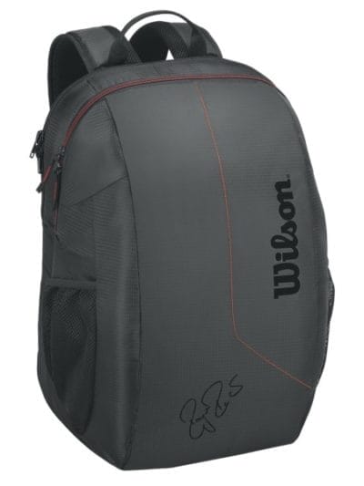 Fitness Mania - Wilson Federer Team Tennis Backpack Bag - Black/Red