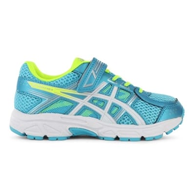 Fitness Mania - ASICS Kids (Girls) Pre Contend 4 PS Aquamarine / White