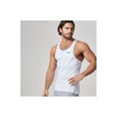 Fitness Mania - Myprotein Men's Core Stringer Vest - White