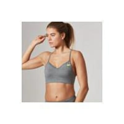 Fitness Mania - Myprotein Women's Core Sports Bra - Grey Marl - L