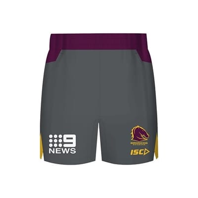 Fitness Mania - Brisbane Broncos Kids Training Shorts 2017