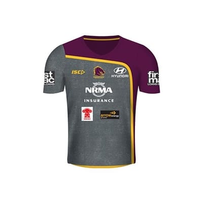 Fitness Mania - Brisbane Broncos Kids Training T Shirt 2017