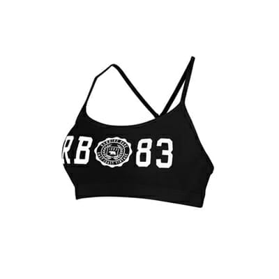 Fitness Mania - Running Bare Cougar Y Back Push Up Crop Black