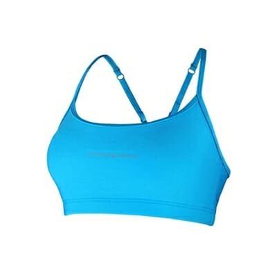 Fitness Mania - Running Bare Push Up Crop Gelato 448 Turquoise