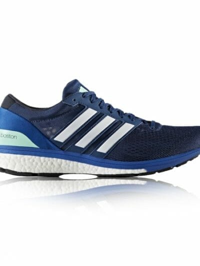 Fitness Mania - Adidas Adizero Boston 6 - Mens Running Shoes - Mystery Blue/Night Navy/Blue