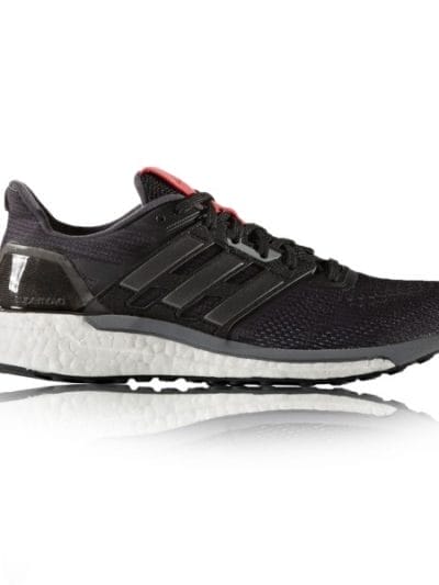 Fitness Mania - Adidas Supernova Glide 9 - Womens Running Shoes - Core Black/Iron Metallic/Core Pink