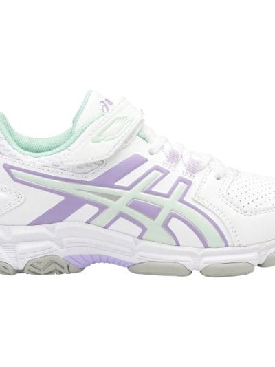 Fitness Mania - Asics Gel 540TR PS Leather - Kids Girls Cross Training Shoes - White/Bay/Lavender