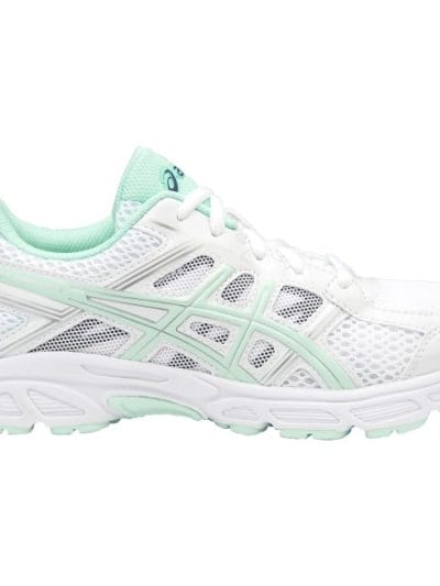 Fitness Mania - Asics Gel Contend 4 GS - Kids Girls Running Shoes - White/Bay/Silver