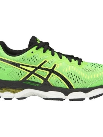 Fitness Mania - Asics Gel Kayano 23 GS - Kids Boys Running Shoes - Green Gecko/Black/Safety Yellow