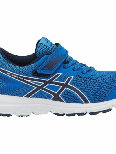 Fitness Mania - Asics Gel Zaraca 5 PS - Kids Boys Running Shoes - Electric Blue/Indigo Blue/White