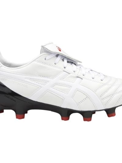 Fitness Mania - Asics Lethal Testimonial 4 IT - Mens Football Boots - White/Snow/Vermilion