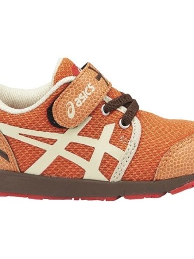 Fitness Mania - Asics School Yard TS Sports - Toddler Boys Running Shoes - Basketball Orange/Brown