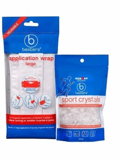 Fitness Mania - Bexters Injury & Recovery Starter Pack - 200g Soda Crystals & Application Wrap