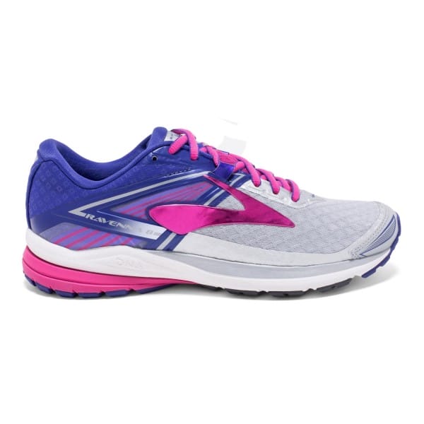 Fitness Mania - Brooks Ravenna 8 - Womens Running Shoes - Silver/Clematis Blue