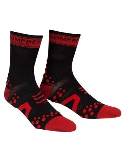 Fitness Mania - Compressport V2 Cycle Socks - Black/Red