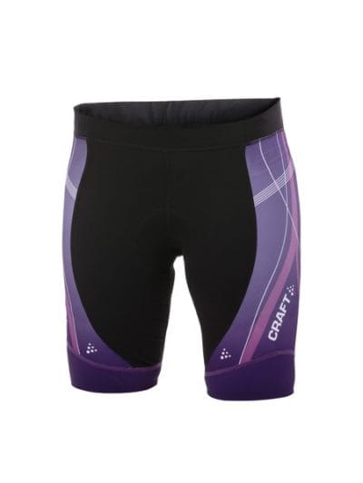 Fitness Mania - Craft Performance Bike Womens Cycling Tour Shorts - Black/Purple