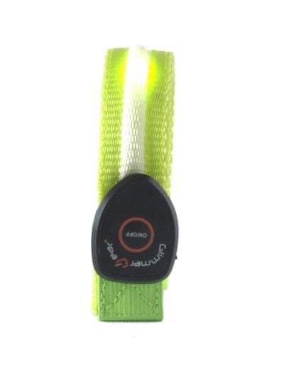 Fitness Mania - Glimmer Gear LED High Visibility Arm Band - Green