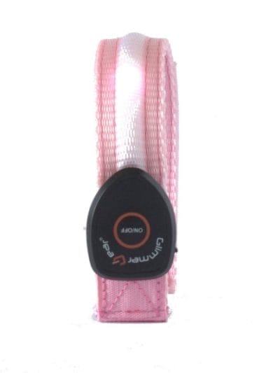 Fitness Mania - Glimmer Gear LED High Visibility Arm Band - Pink