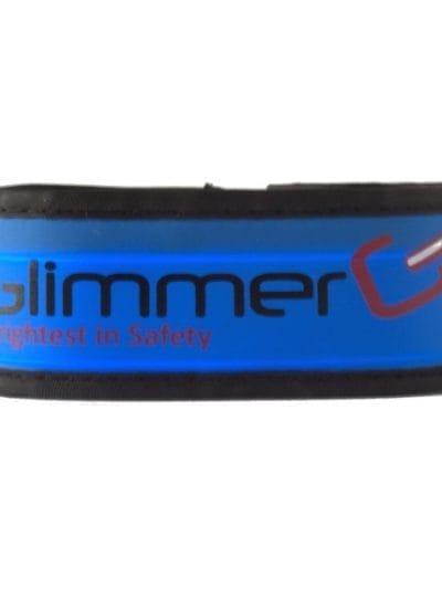 Fitness Mania - Glimmer Gear LED High Visibility Slap Band - Blue