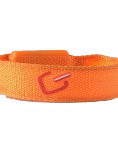 Fitness Mania - Glimmer Gear LED High Visibility Wrist Band - Orange