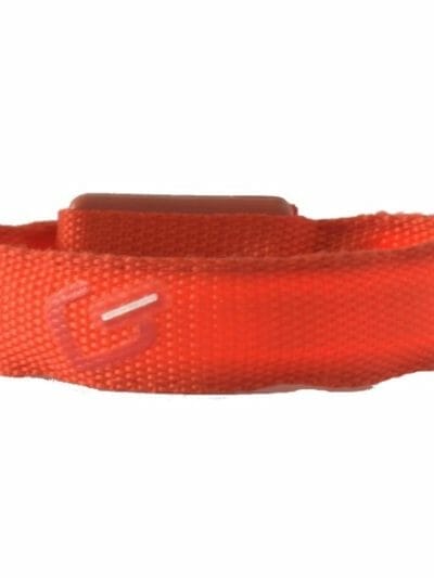 Fitness Mania - Glimmer Gear LED High Visibility Wrist Band - Red