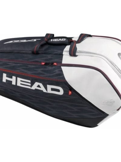 Fitness Mania - Head Djokovic 12R Monstercombi Tennis Racquet Bag - Black/White