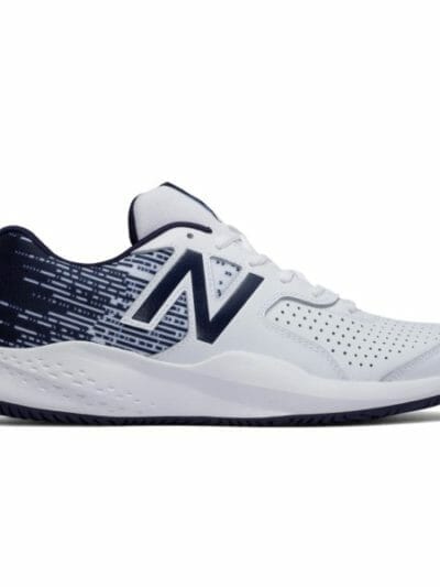 Fitness Mania - New Balance 696v3 Mens Tennis Shoes - White/Navy