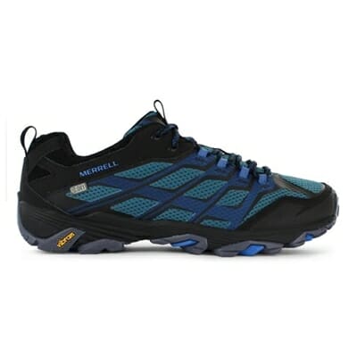 Fitness Mania - MERRELL Mens Moab FST Waterproof Black / Blue