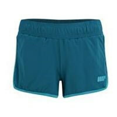 Fitness Mania - Myprotein Women's Running Shorts with Inner Layer - Teal