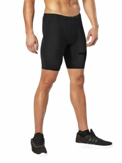 Fitness Mania - 2XU MCS Mens Football Compression Shorts - Black/Nero