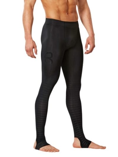 Fitness Mania - 2XU Power Recovery Mens Compression Tights - Black/Nero