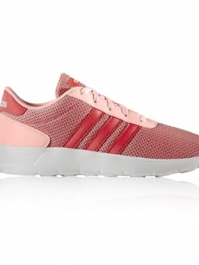 Fitness Mania - Adidas Lite Racer - Kids Girls Running Shoes - Light Pink/White